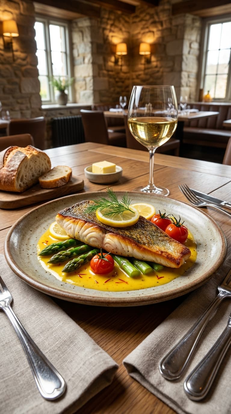 Pan-Seared Sea Bass